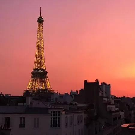 Terrace - Eiffel Tour Vue 公寓 *